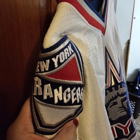 Rare Wayne Gretzky Authentic WHITE STATUE OF LIBERTY STARTER JERSEY SIZE 48-R - Picture 4 of 7